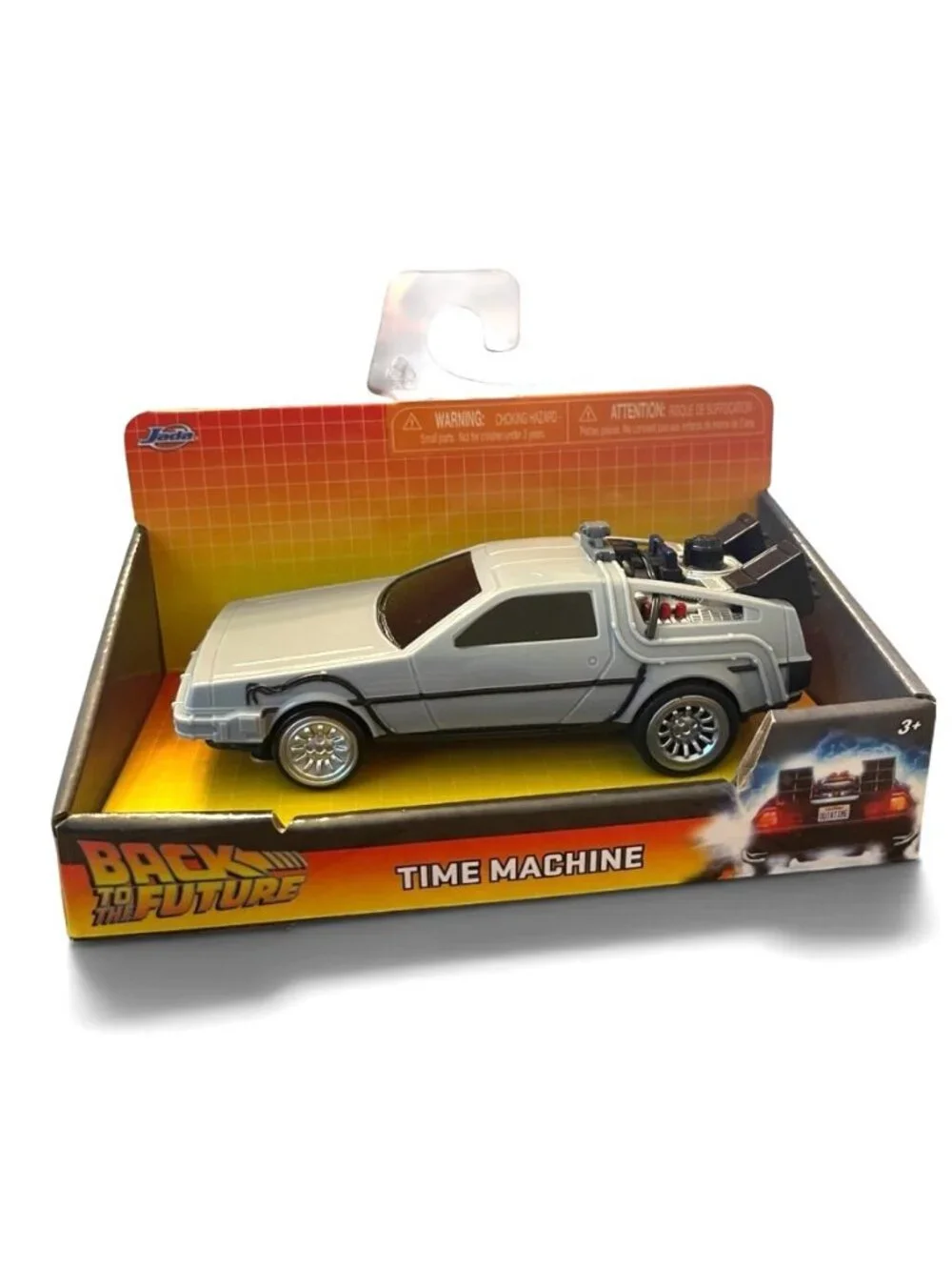 Back to the Future Time Machine Delorean Car Toy Pull Back Action New